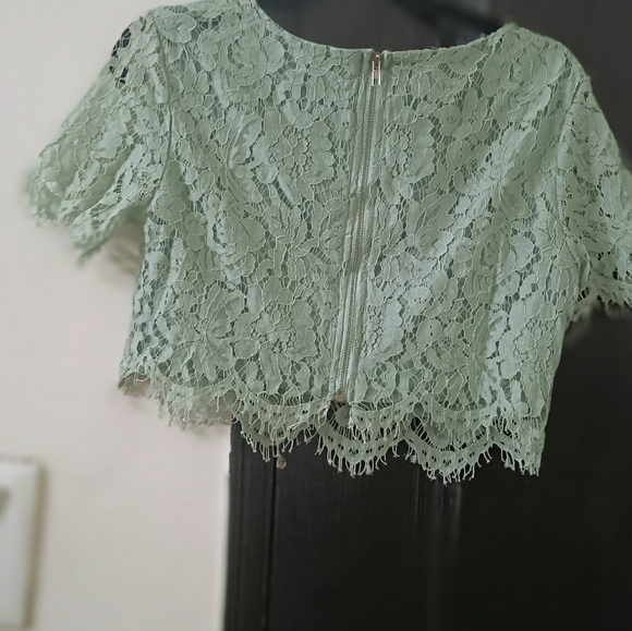 New look lace cropped top in uk 12. - Picture 5 of 7